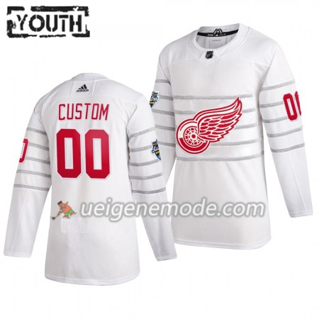 Kinder Detroit Red Wings Trikot Custom Weiß Adidas 2020 NHL All-Star Authentic